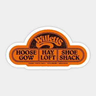 Willetts Sticker
